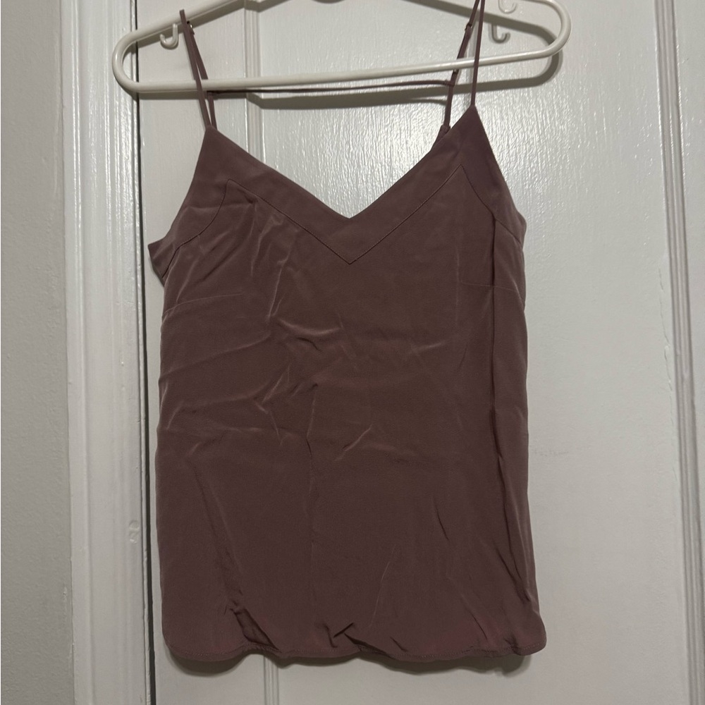Elegant cuyana silk Mauve Women's Top